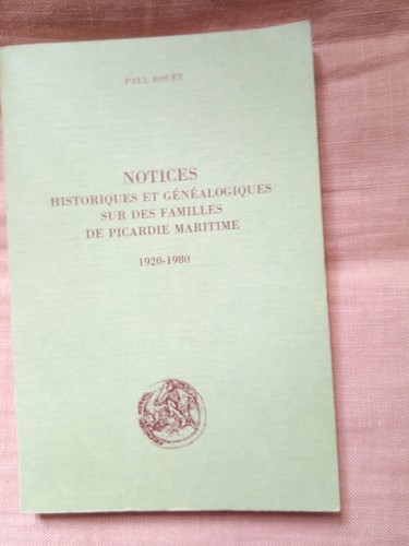 Genealogie des familles - des, de