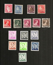 LOT 16 TIMBRES BELGIQUE ROI BAUDOIN