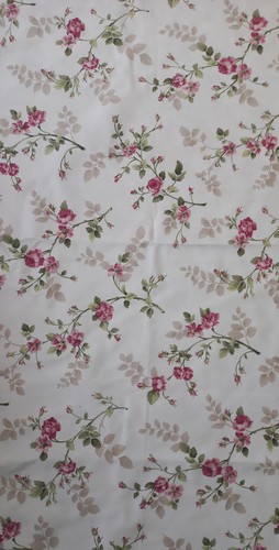 Coupon tissu ameublement ecru - tissu,