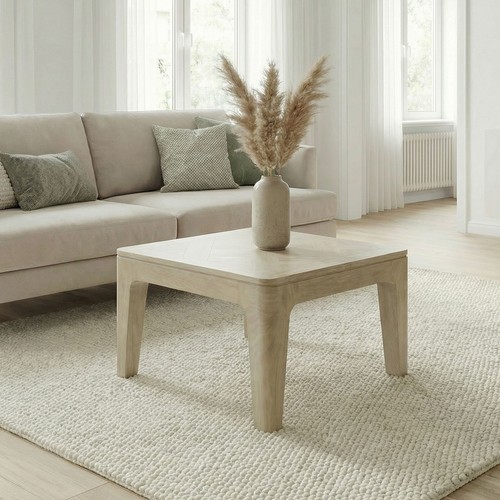 Table basse 60cm bois massif - table,