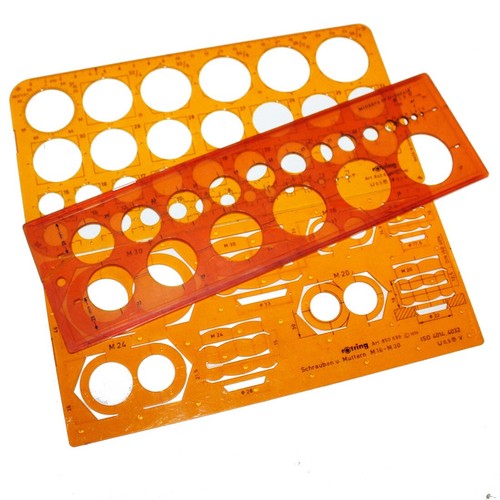 Lot règles pour cercles - règles,