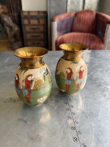 Paire vases anciens - vases,