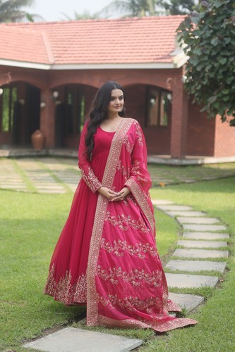 Robe anarkali fête salwar - anarkali,