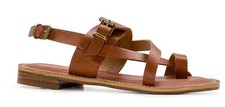 Patricia Nash Leather Sandals Fidella Tan