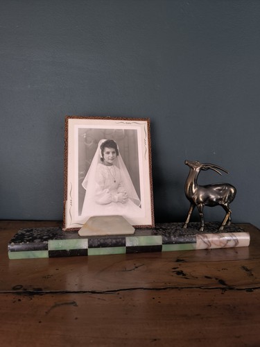 Ancien porte photo - en, marbre