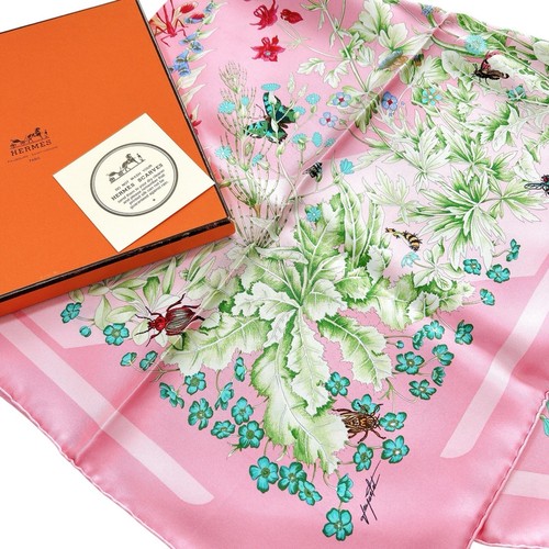 Foulard vintage soie hermes - foulard,