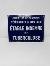 Plaque Émaillée Étable
