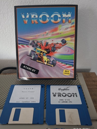 Vroom jeu atari ste - jeu,