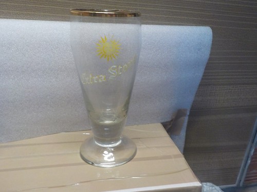 Verre ancien biere brasserie - ,