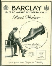 Publicité ancienne Barclay