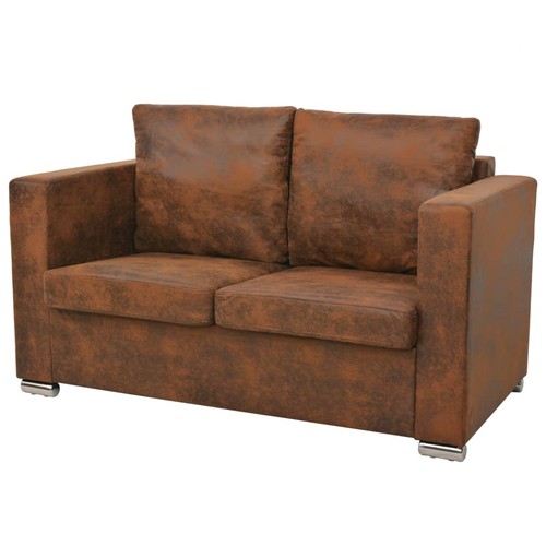 Canapés pcs cuir daim - 2,
