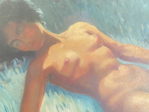Huile sur panneau georges - sur,