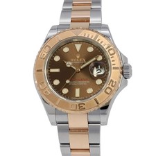 ROLEX Yacht-Master 40mm Steel 18K Rose Gold Chocolate Dial 116621