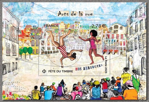 France 2025 fete timbre - du,