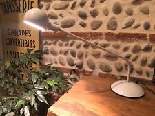 Beautiful white painted metal lamp 1980s