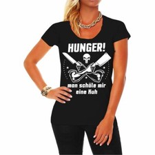 T shirt femme FAIM on m'épluche une vache XS - 5XL viande bœuf cochon barbecue