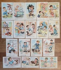 LOT 17 cartes postales