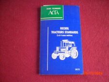 1971 ACTA SHEETS COLLECTION STANDARD TRACTORS 2 AND 4 WHEEL DRIVE