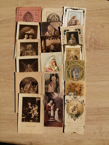 Images pieuses marie et - ,