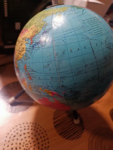 Ancien globe terrestre - terrestre, vintage