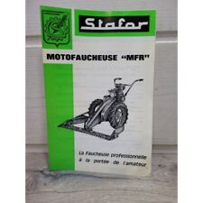 Stafor Motofaucheuse MFR - Depliant Publicite prospectus - ideal deco