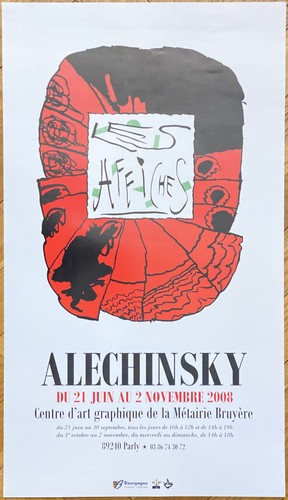 Pierre alechinsky original art - original,