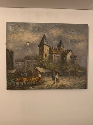 Tableau paysage urbain - ,