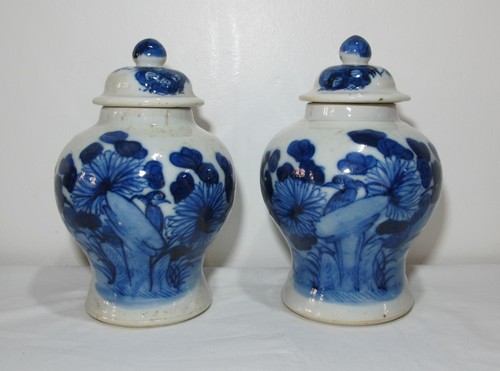 Paire petits pots - de,