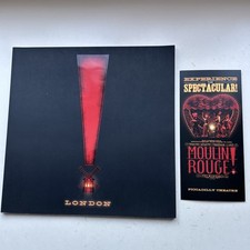 MOULIN ROUGE The Musical Theatre large Programme / brochure  and flyer RARE 