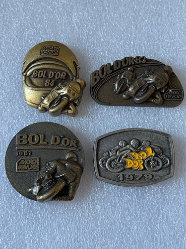 Insignes broches moto bol - broches, d'or
