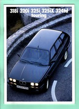 ▬► Prospectus Brochure BMW Série 3 318i 320i 325i 325iX 324td touring 1989 32p