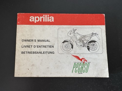 Livret entretien aprilia - d’entretien,