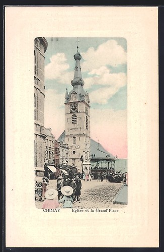 Cpa chimay eglise - cpa,