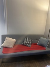 Modern Gray Sofa Bed Futon – 73” x 36”