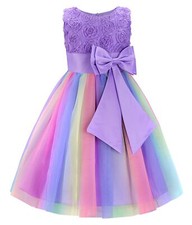 Fleurs Robe Fete Fille sans