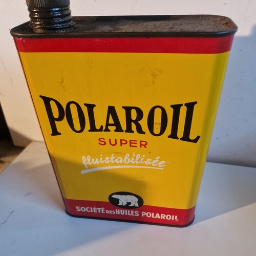 Ancien bidon huile polaroil - bidon,