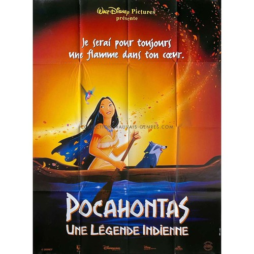 Pocahontas affiche cinéma - affiche, de