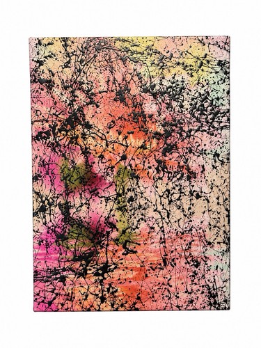 Peinture abstraite multicolore