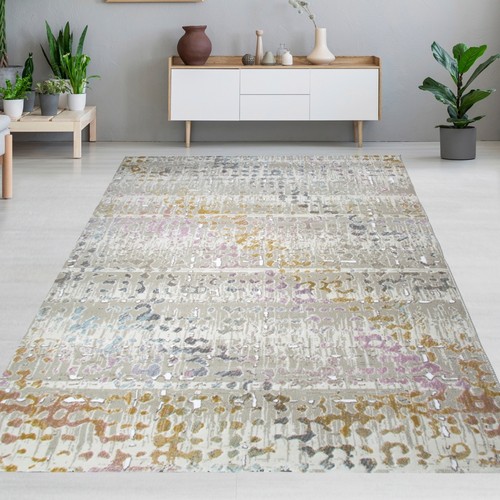 Tapis design dégradé beige