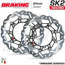 WK094L/R FRONT BRAKE DISC KIT BRAKING SK2 TRIUMPH DAYTONA 675 2006-2016