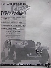 ADVERTISING CICCA THE TENOR DUPLEX THE ELECTRIC ICE WIPER MIRROR MIRROR