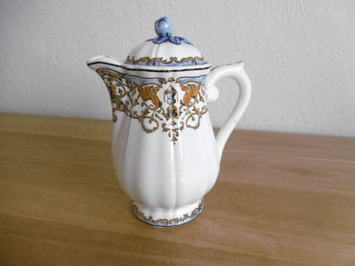 Cafetiere faience gien decor - cafetiere,