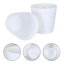  2 Pcs Pot Fleur Plastique Plantoir Jardinage Planteur De Jardinière