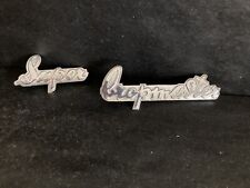 David Brown Tractor Original Super Cropmaster Metal Emblem 1947-1953