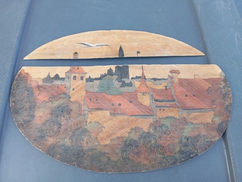 Panneau tableau pyrogravure - panneau,