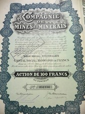 Ancienne Action de 100 Francs