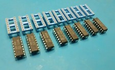 4116 Dynamic STC 16K x 1 DRAM SINCLAIR ZX SPECTRUM - 8PCS + Socket - (NEW)