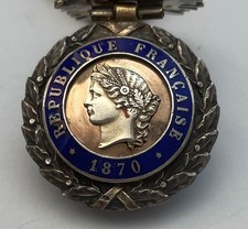 Military Medal 3rd Republic. Generals Model