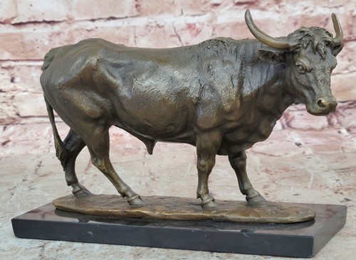 Bronze statue - bronze, bronze,vache