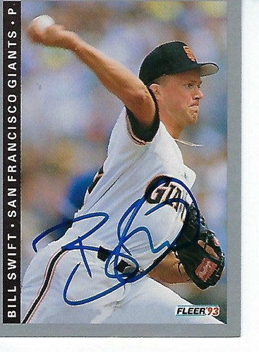Bill swift signed 1993 - 1993, fleer